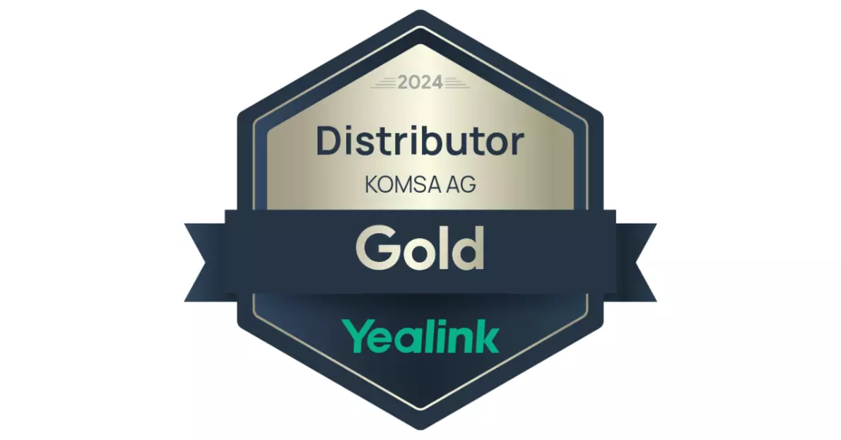 1200x628 Yealink Distributor Badge Gold