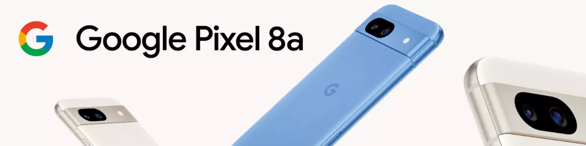 Google Pixel 8a Geräteauswahl schwebend