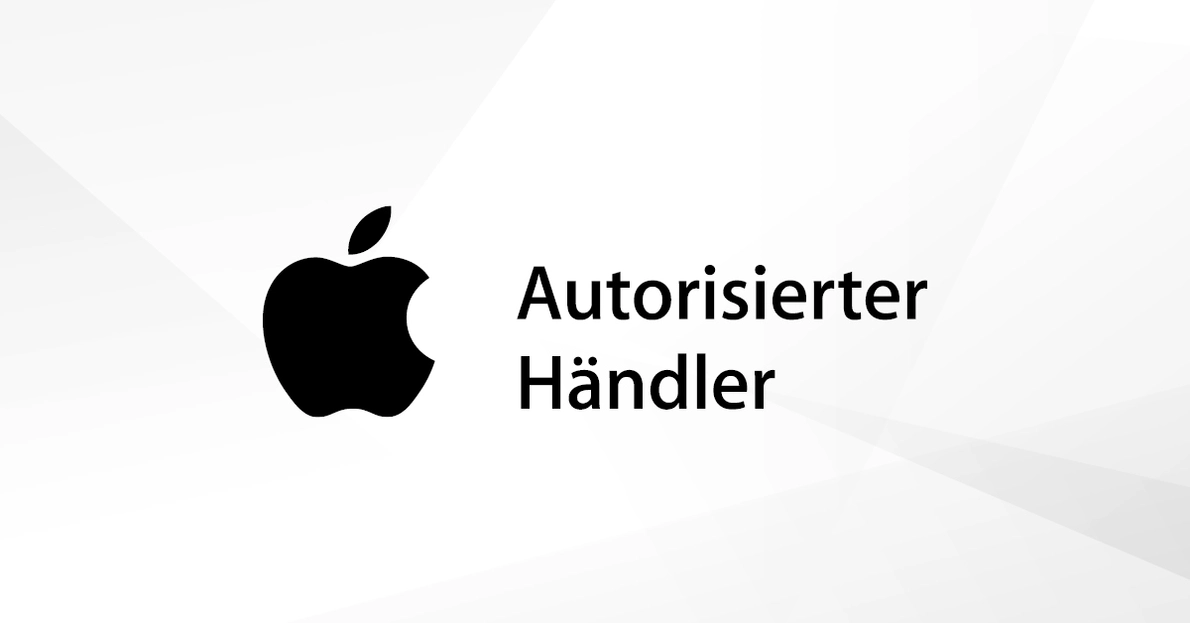 [Translate to Polski:] 1200x628 Apple Logo auf hellgrauem Hintergrund