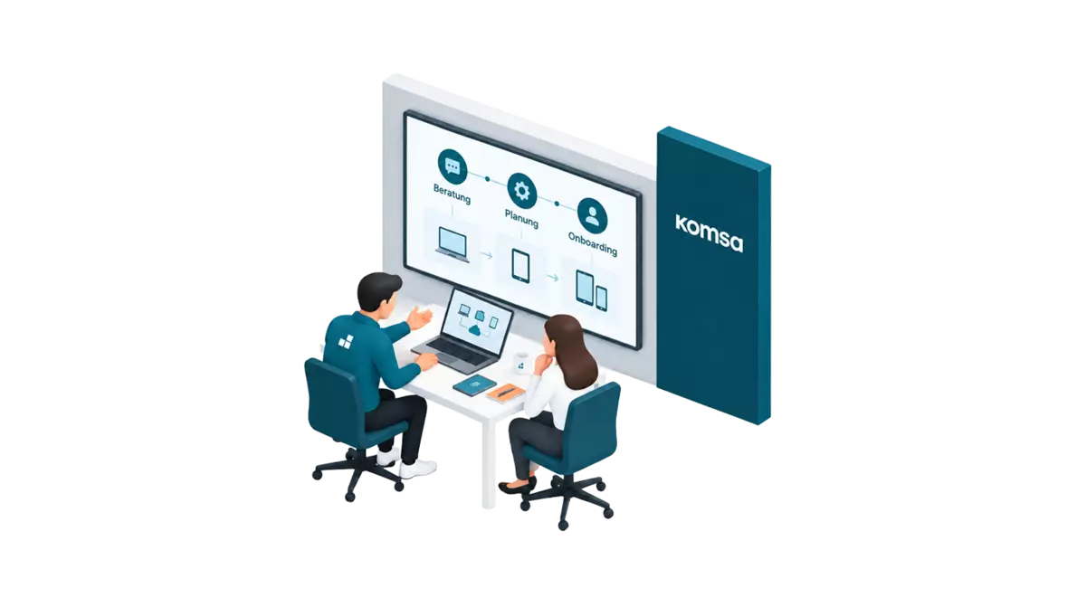DaaS LP Beratung Planung Onboarding Illustration