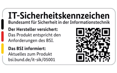 BSI Zertifikat für Samsung Smartphones mit QR-Code