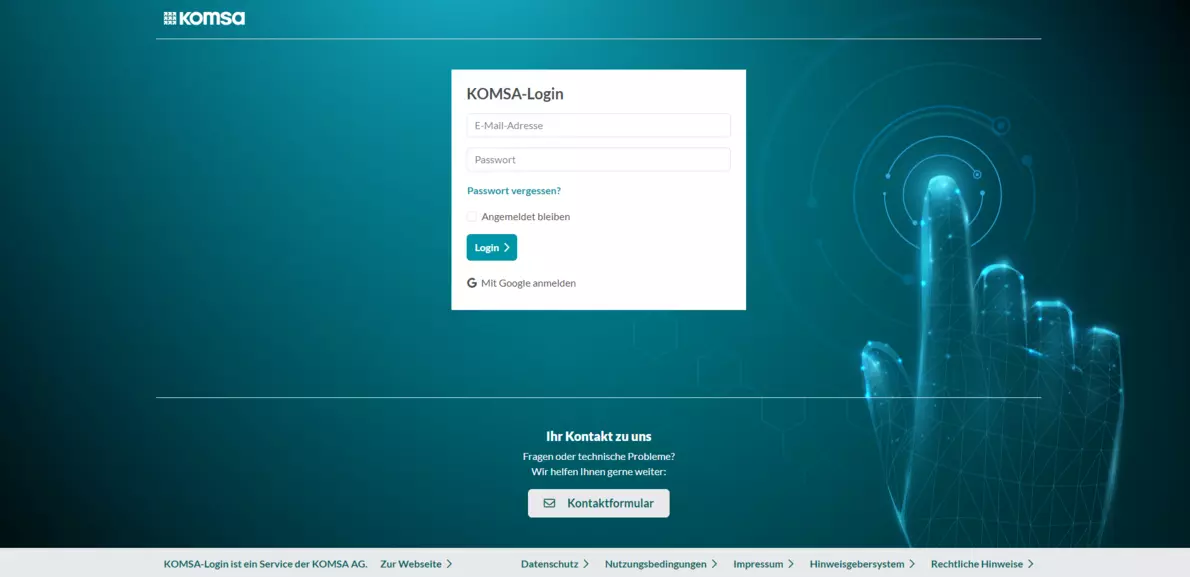 komsa login neues design login komsa login neues design login