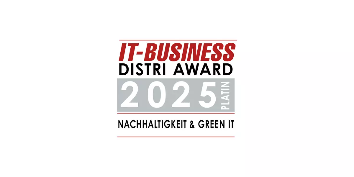 KOMSA Auszeichnung IT Business Distri Award 2025 Platin