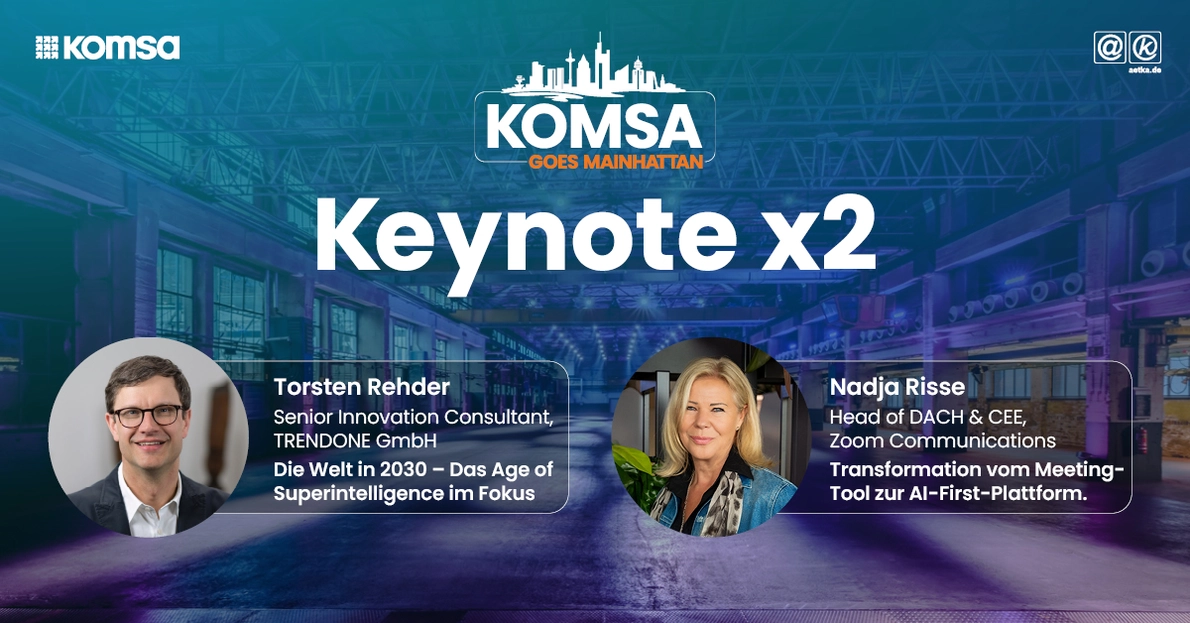 "KOMSA goes Mainhattan" Keynote Speaker