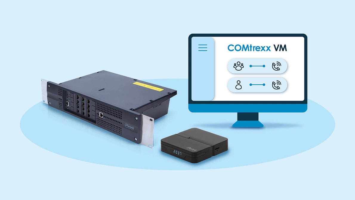 Zusammenstellung von COMtrexx Systemen mit Monitor