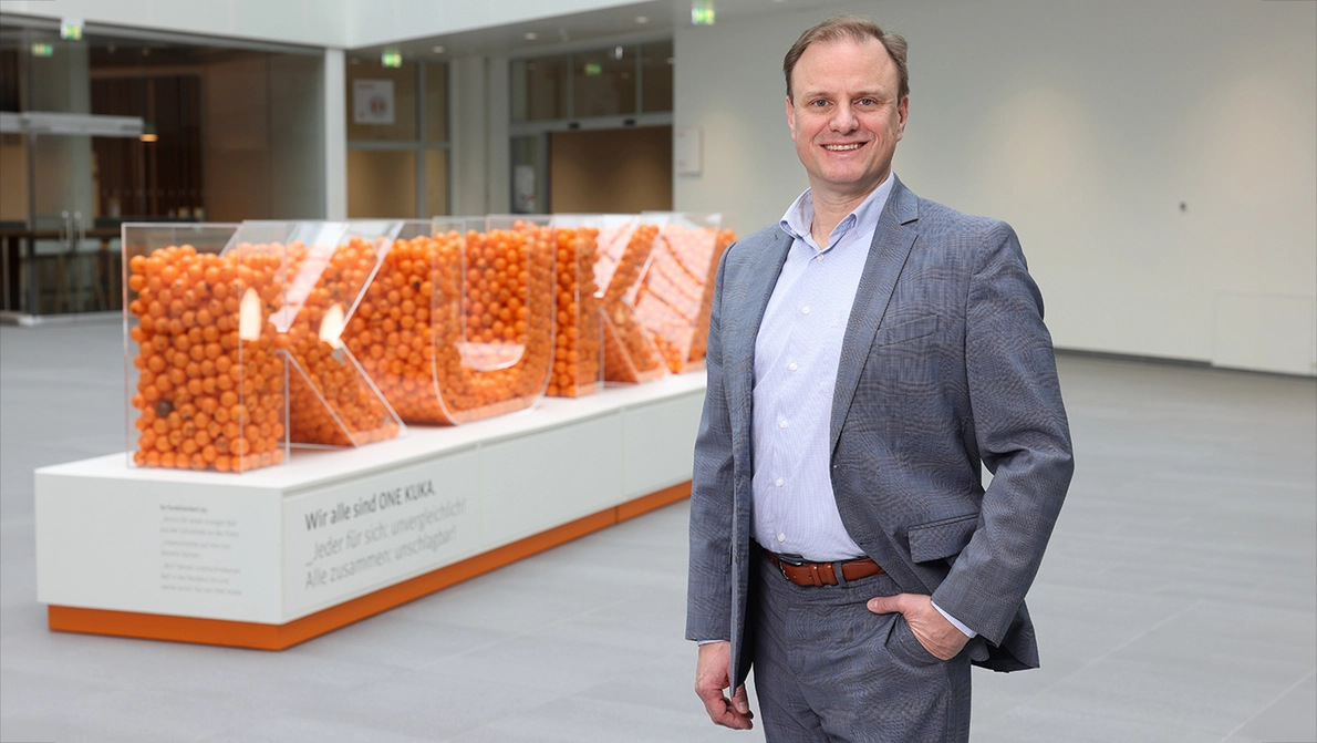 Raphael Hegeler, Senior Vice President of Corporate Strategy & New Business, KUKA Group © KUKA Group
