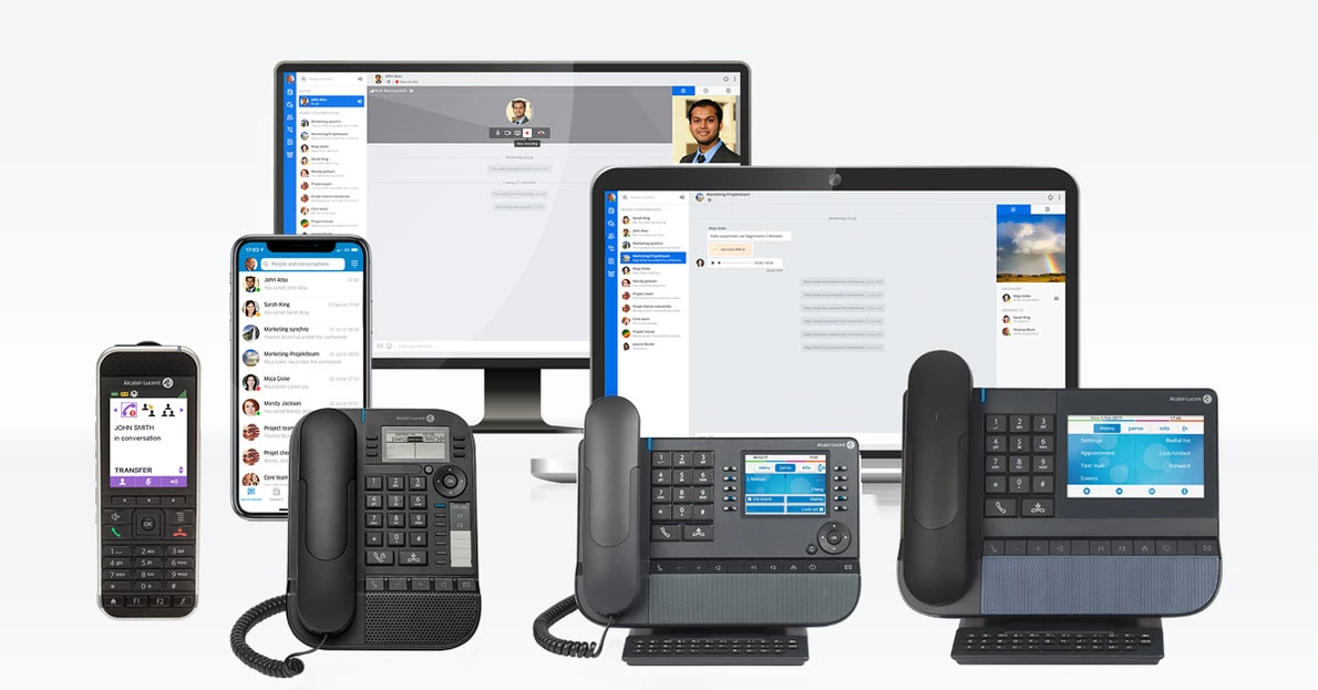 mobile und stationäre Telefone Alcatel Lucent Enterprise