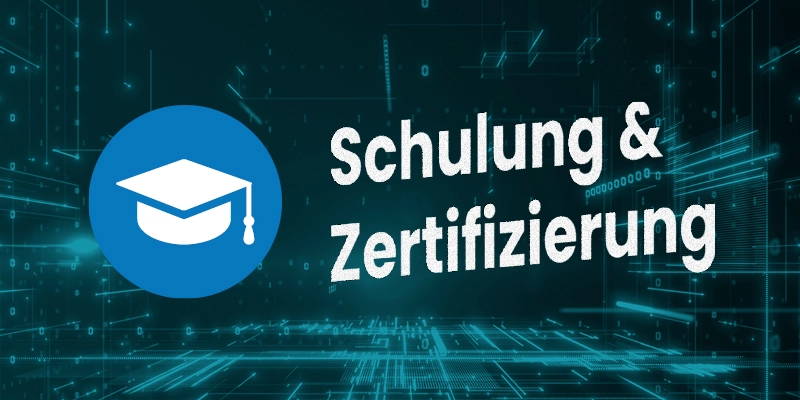 Banner zum Thema Schulung und Zertifizierung mit innovaphone und KOMSA