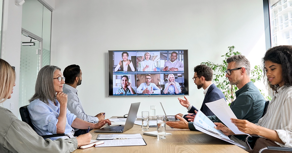 Videokonferenzlösungen im Meetingraum
