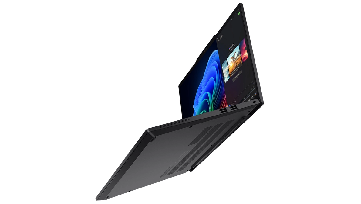 Lenovo schwebend in Luft 