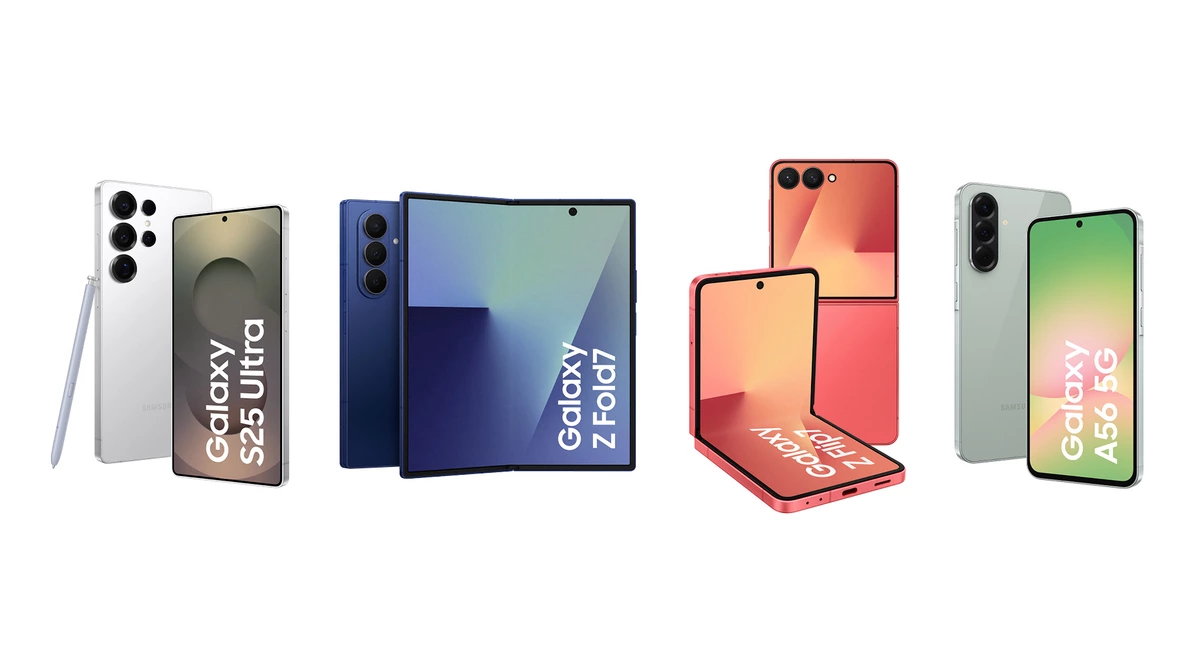 Samsung Herstellerwelt für Unternehmen Zusammenstellung jeder Variante der neuen Samsung S25 Serie