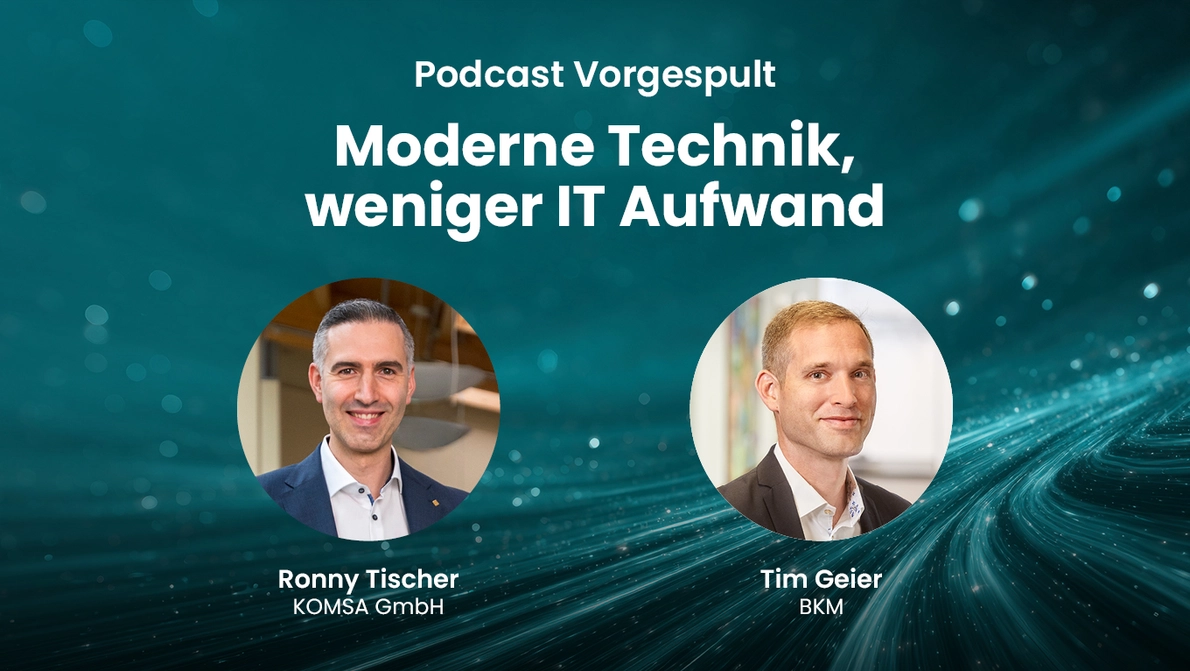 Podcast Folge Vorgespult mit Ronny Tischer von KOMSA Podcast Folge Vorgespult mit Ronny Tischer von KOMSA