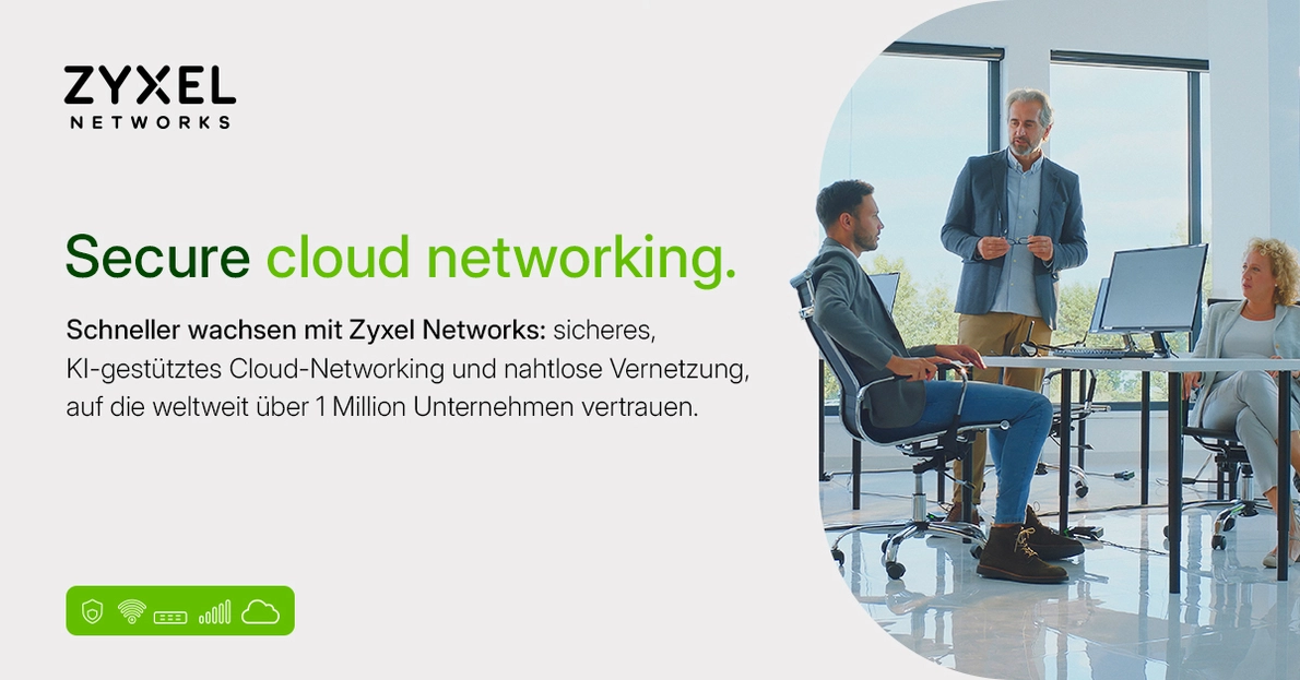 Zyxel als Hersteller bei KOMSA für Secure Cloud Networking