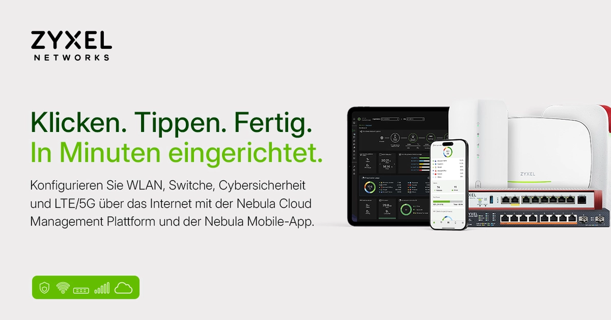 Zyxel steht für einfache Einrichtung