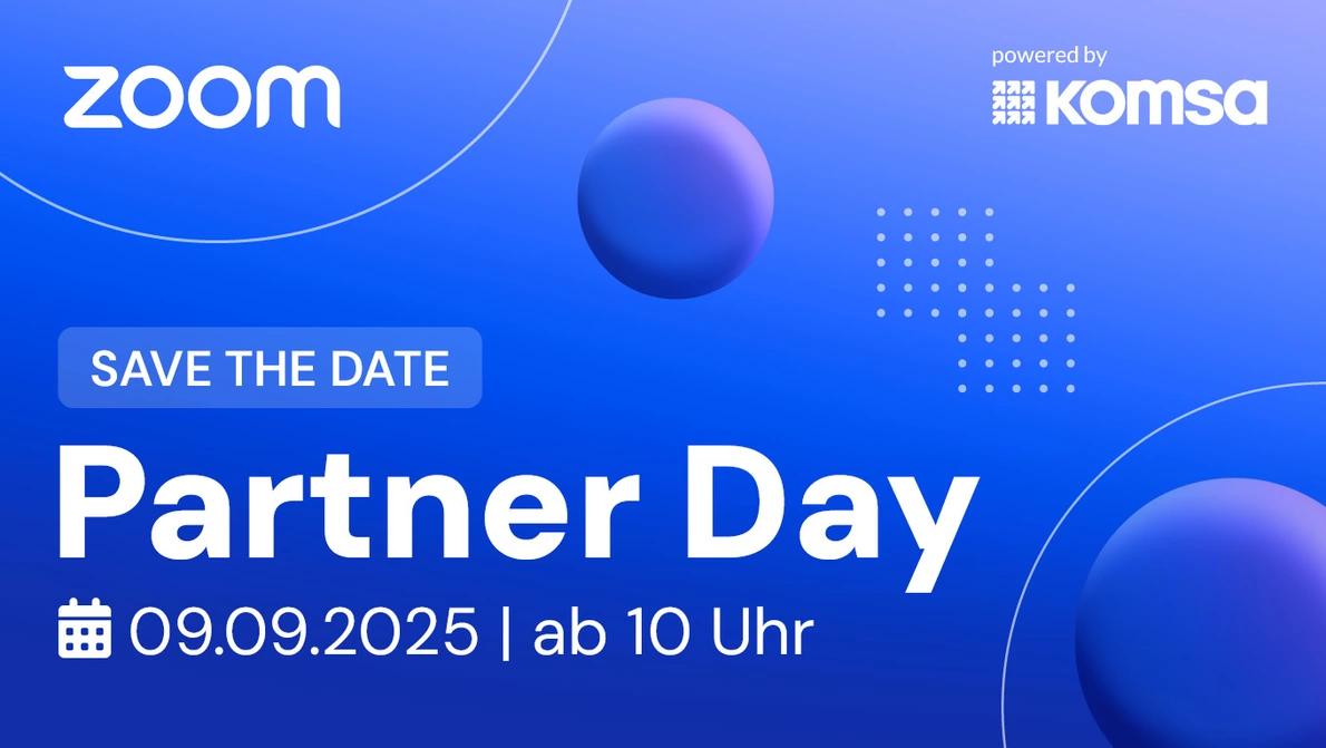 Zoom Partner Day 2025 Abbildung mit textlichen Inhalten zum Zoom Partner Day