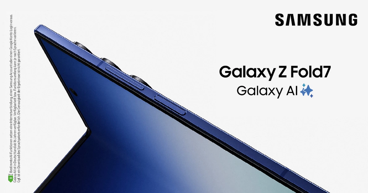 Samsung Galaxy Fold7 aufgeklappt Samsung Galaxy Fold7 aufgeklappt