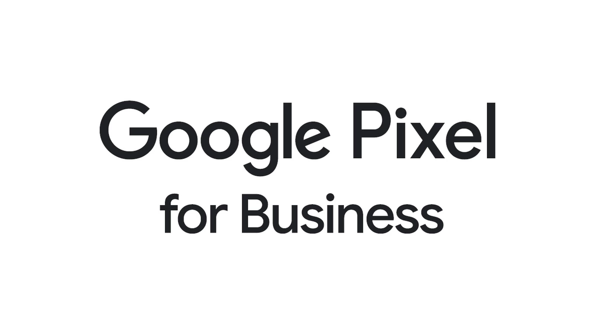 Google Pixel for Business Logo in schwarz