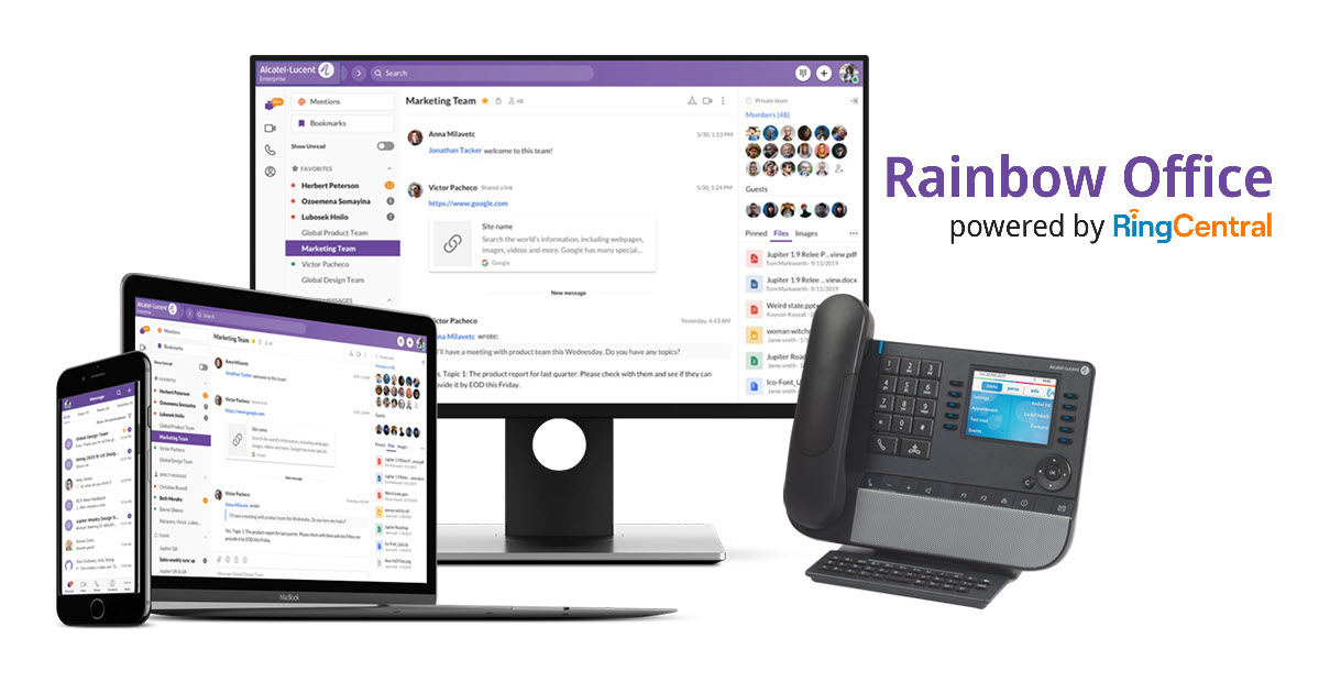 1200x628 ALE Rainbow Office by RingCentral