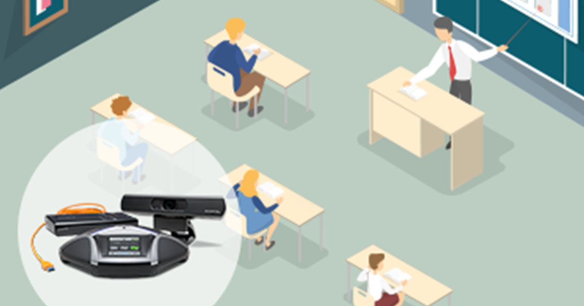 Konftel kleines digitales Klassenzimmer
