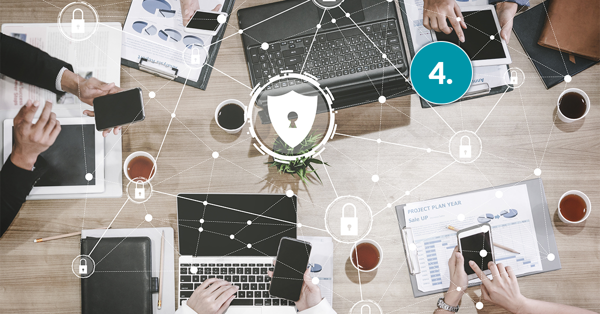 Stabile Verbindung Kollaboration Dynamik Datensicherheit digitale Zusammenarbeit
