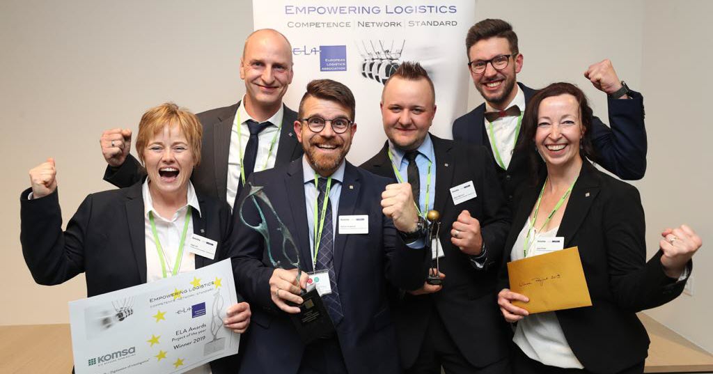 komsacom Presse Europaeischer Logistik Preis 2019 Gewinner 20190523