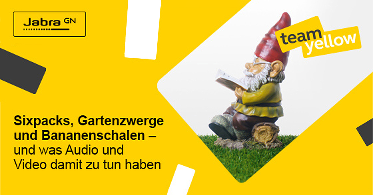Jabra Banner Gartenzwerg Jabra Banner Gartenzwerg