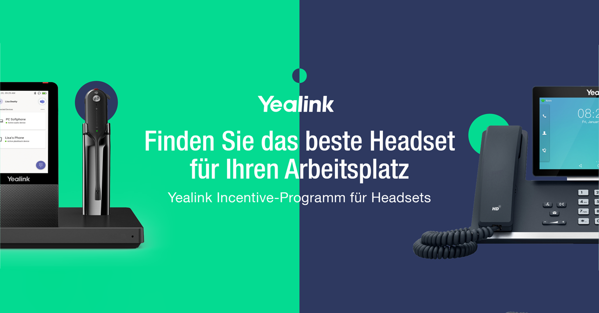 vom Incentive Programm für Yealink Headsets 